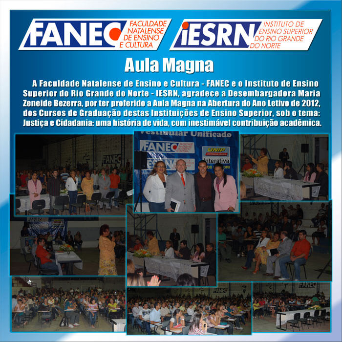 Agradecimentos: Aula Magna