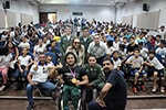 Aluno do Curso de Direito da FANEC dá palestra para crianças e adolescentes e jovens de escolas públicas