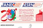 Participação de discente Fanec no seminário de pesquisa do CCSA/UFRN